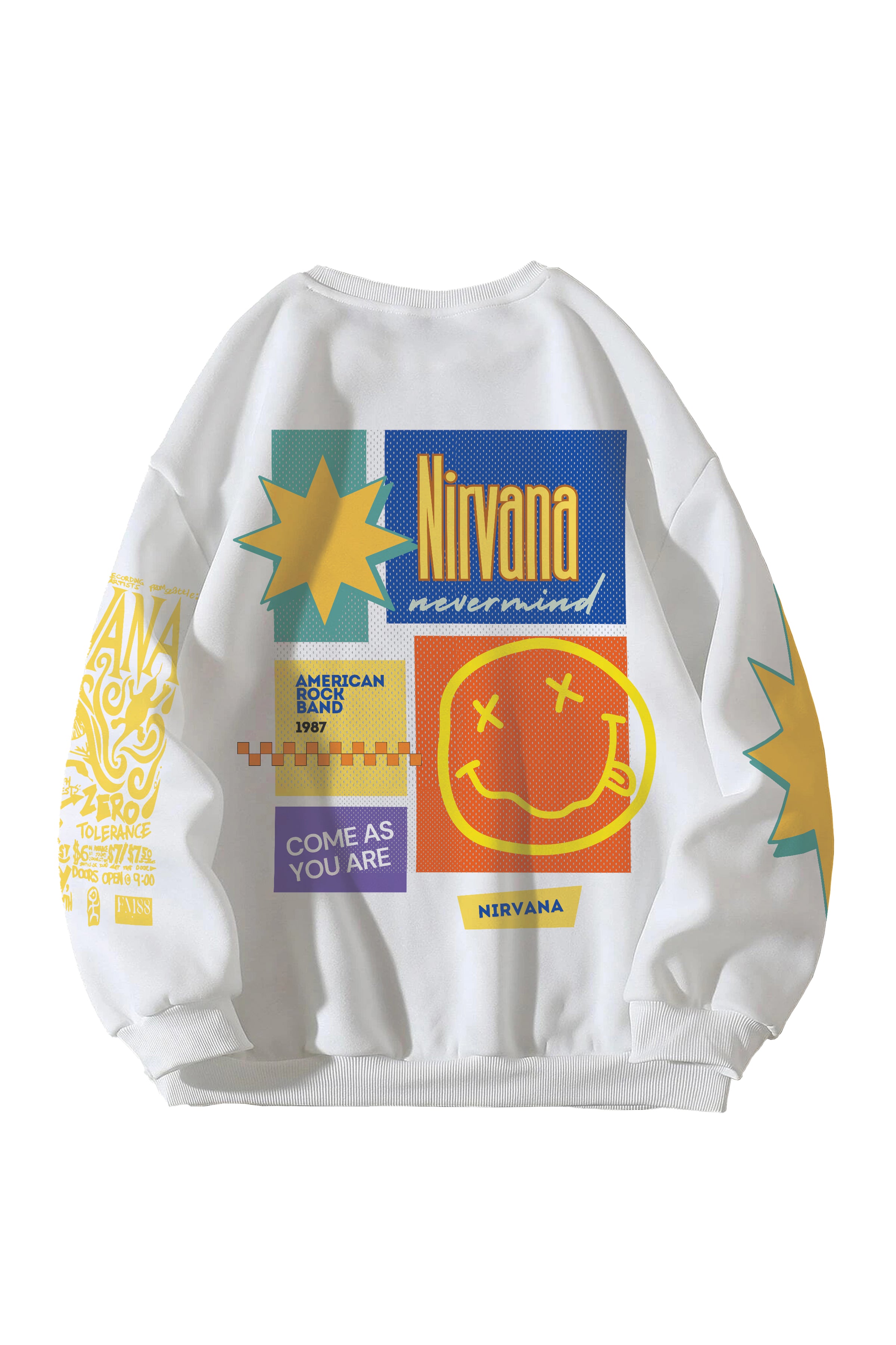 Nirvana Designed Oversized Sweatshirt