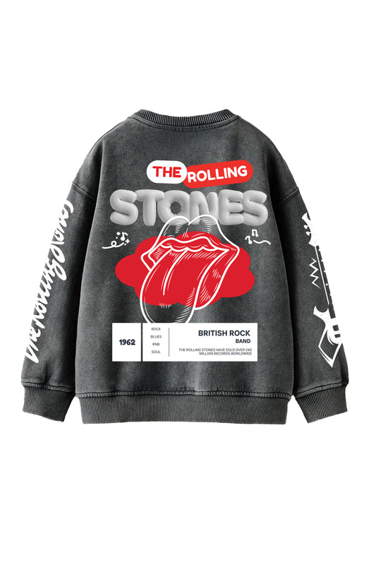 The Rolling Stones Designed Oversized Sweatshirt