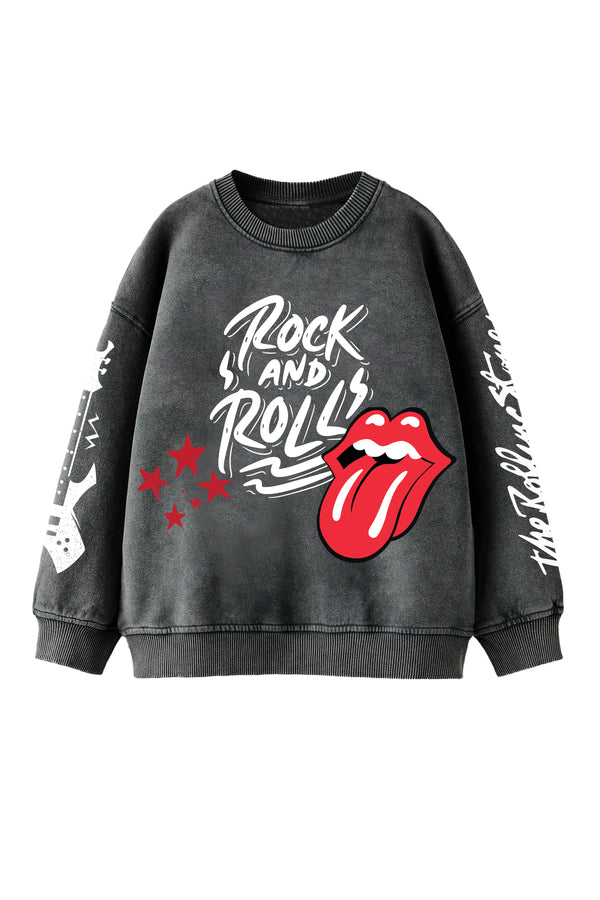 The Rolling Stones Designed Oversized Sweatshirt