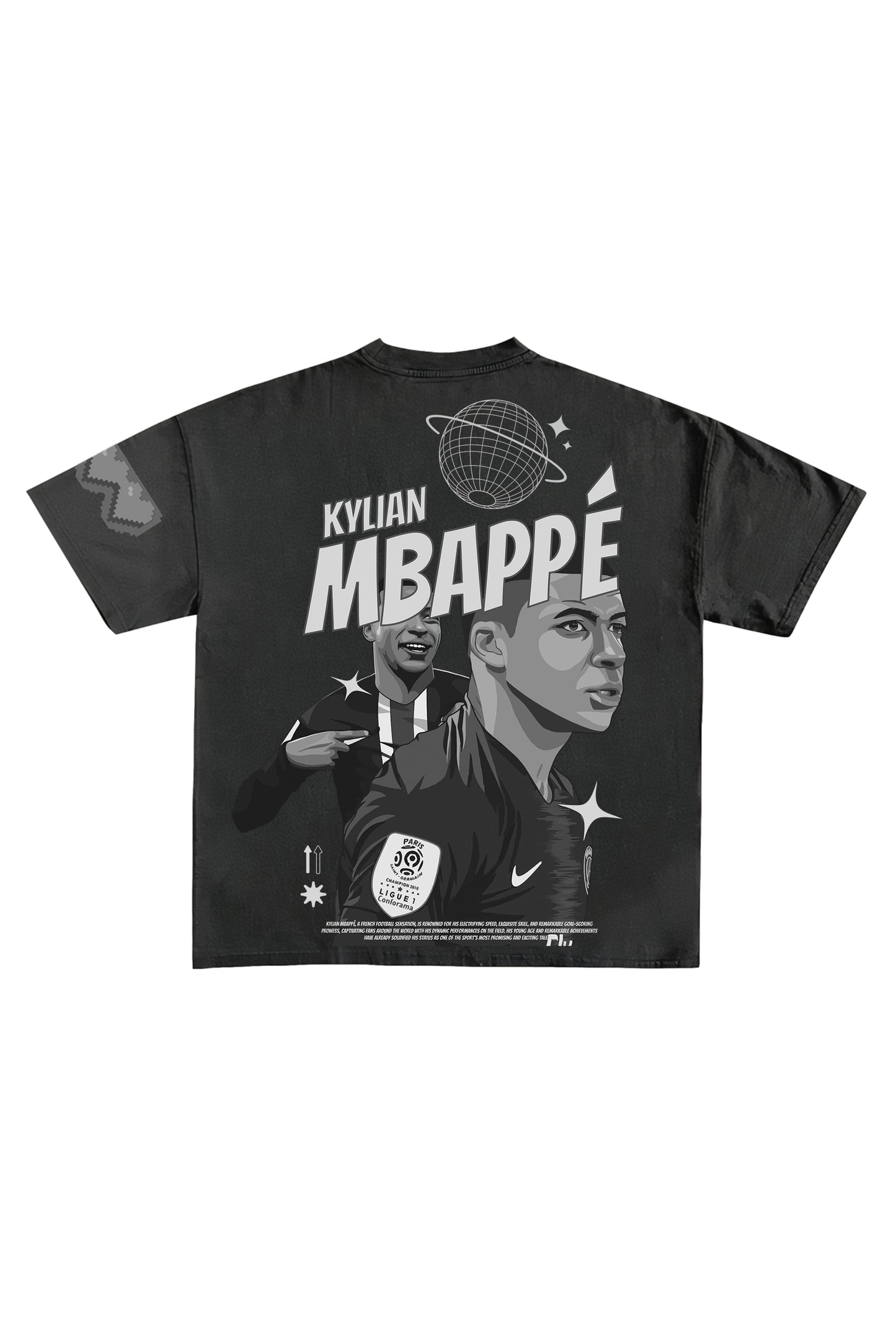 Kylian Mbappe Designed Oversized T-shirt