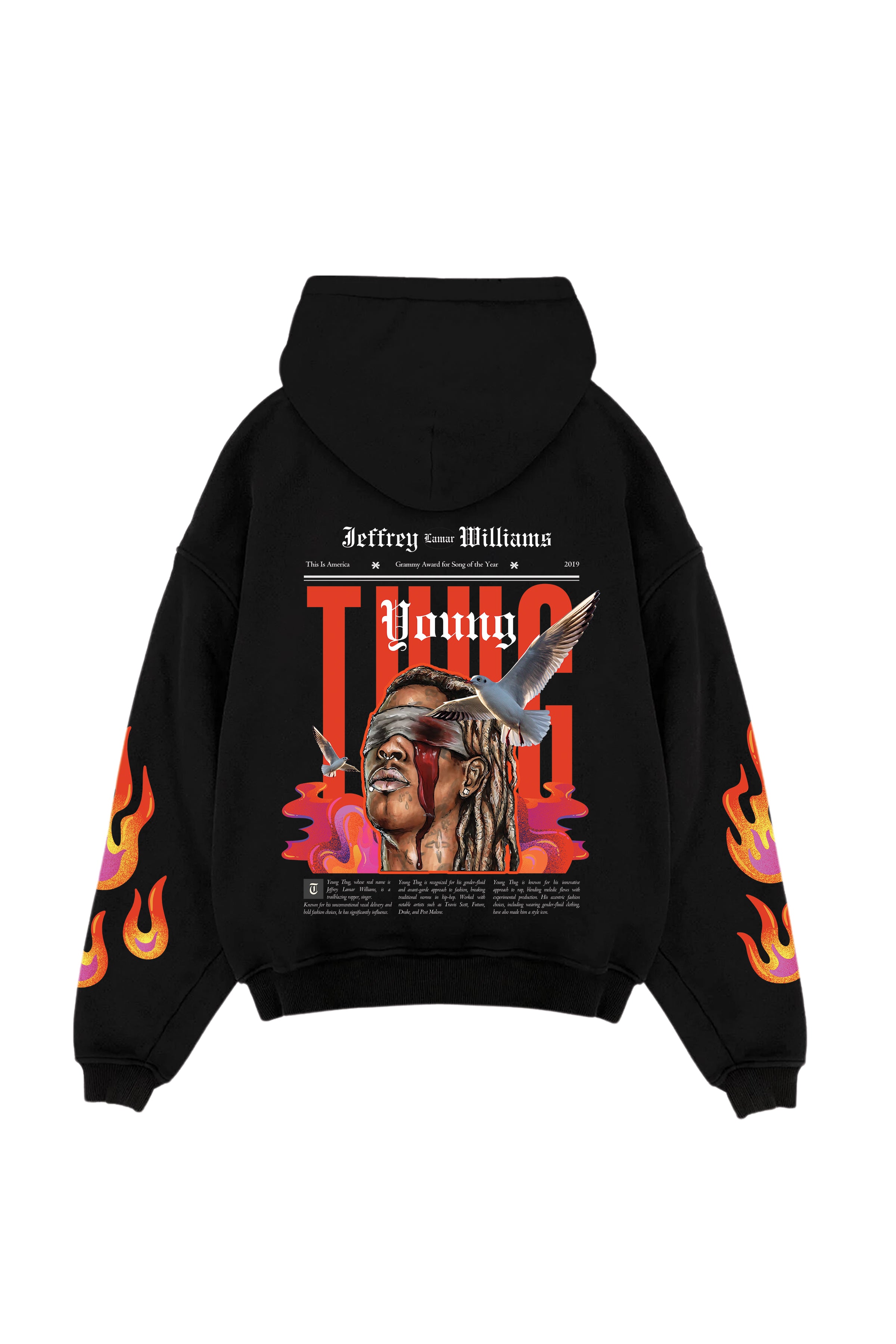 Young Thug Designed Oversized Hoodie