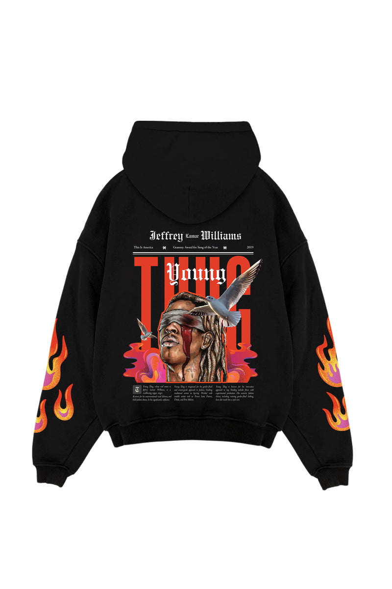 Young Thug Designed Oversized Hoodie