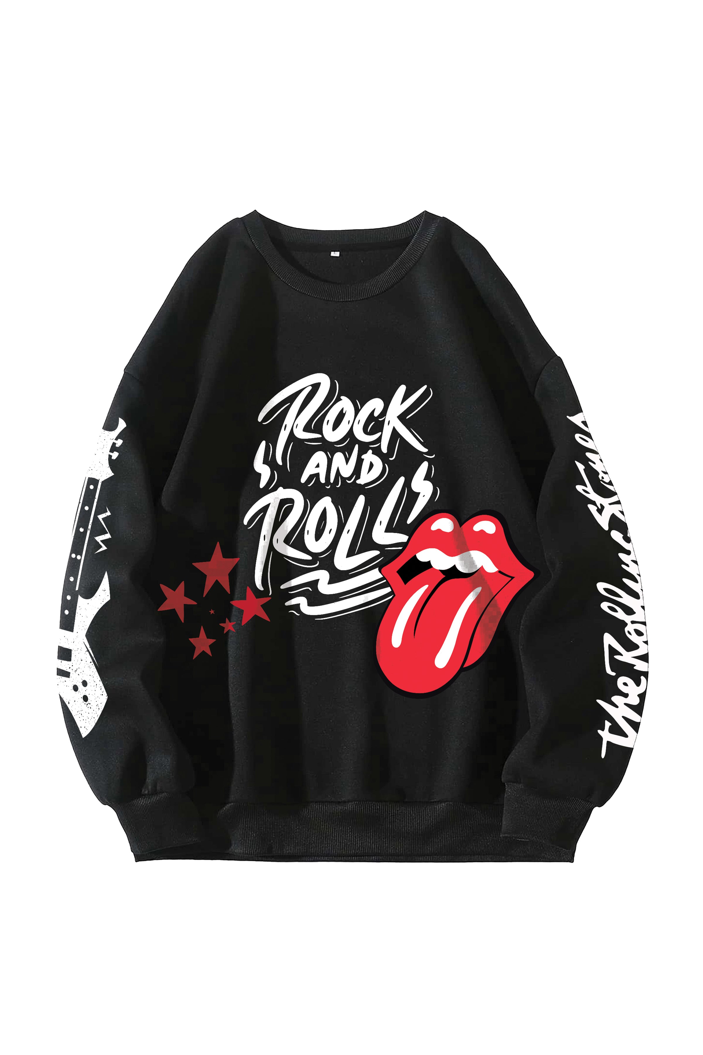 The Rolling Stones Designed Oversized Sweatshirt