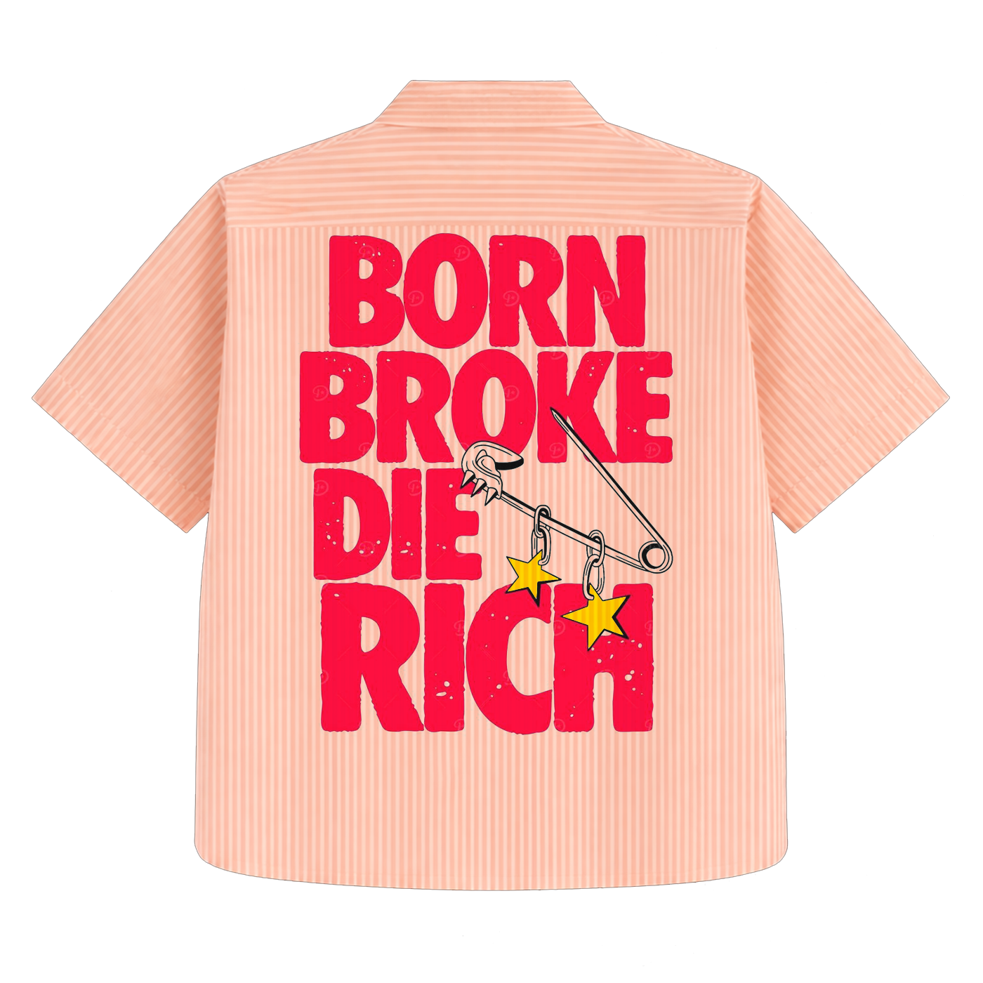 Born Broke Stripe Shirt