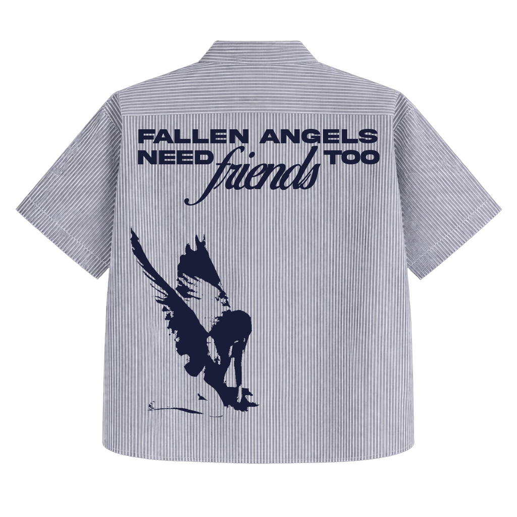Fallen Angels Script Fallen Angels Script Stripe Shirt – FASSAP