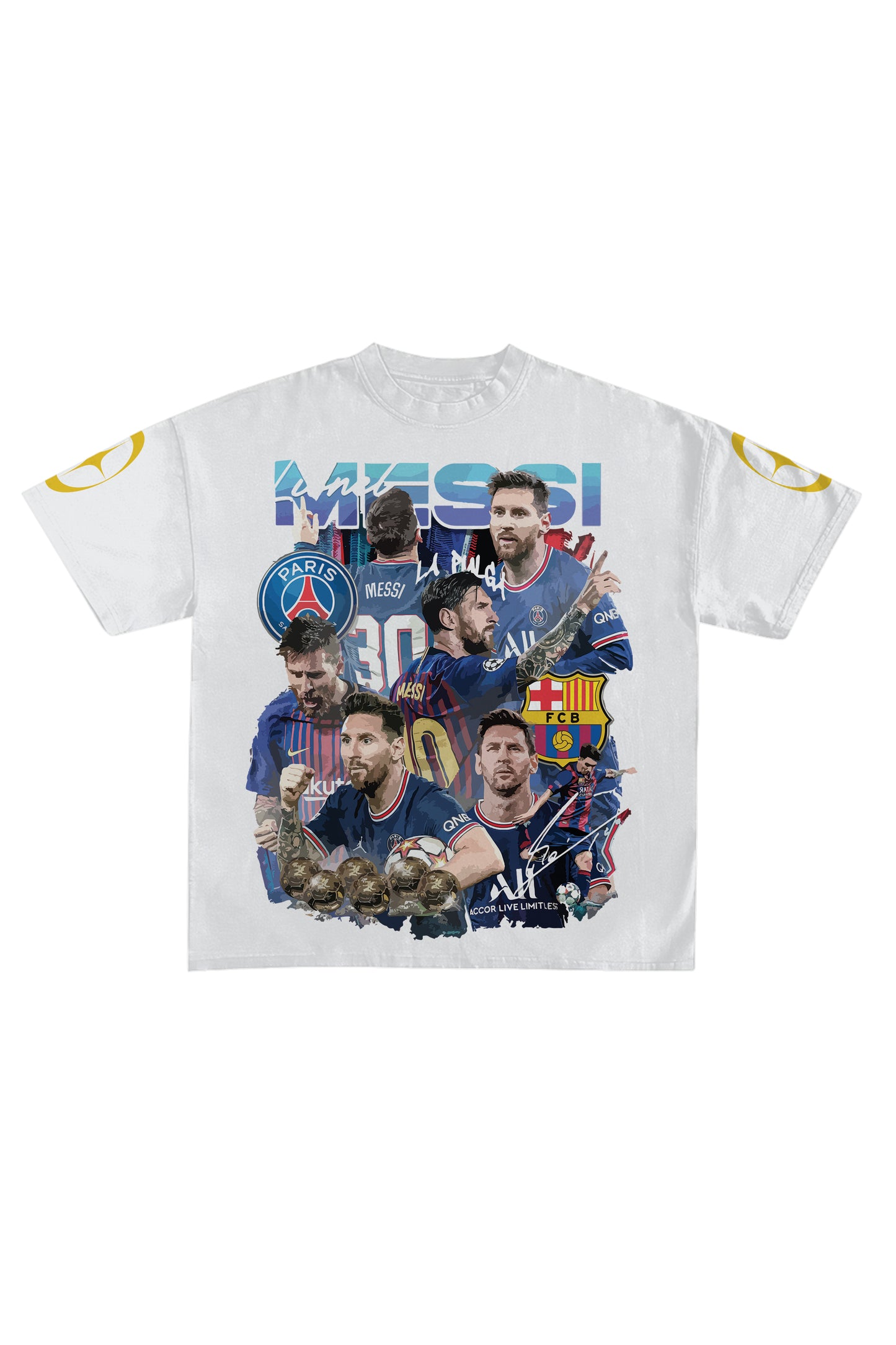 Messi Designed Oversized T-shirt